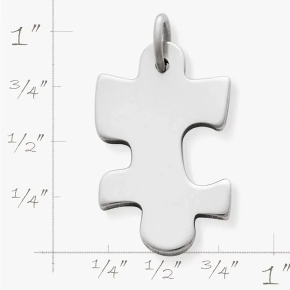 James Avery Sterling Silver Puzzle Piece Charm - Picture 4 of 4
